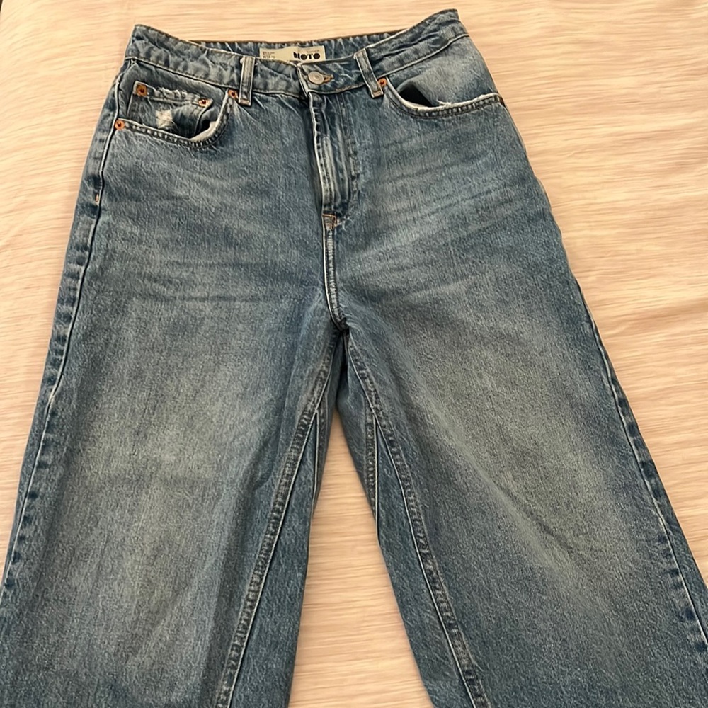 wide leg topshop jeans